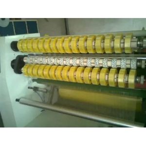 PLC Control BOPP Carton Sealing Self Adhesive Tape Slitting Machine