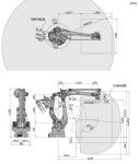 Palletizing Robot Kawasaki CP180L 4 Axis Special High-speed System