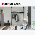 Light Luxury Apartment Bedroom Set With Solid Wood Bed And Leather Nightstand