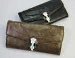 European and American fashion female long section of the leather wallet phone
