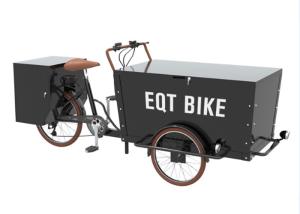 China High Load Capacity 3 Wheel Cargo Bicycle With Larger Main Box And Storage Tank factory