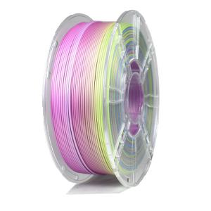 China 1000g Toughness Enhanced PLA Silk Tri Color Yellow Purple Blue 3d Printing Filament factory