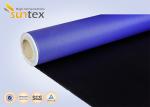 Fire Resistant PU Coated Fiberglass Fabrics M0 0.41mm 460g Flexible Duct Cloth