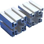 Powder Coated Aluminum Profiles Punching Channel Oem Led Extrusion 6063 T42