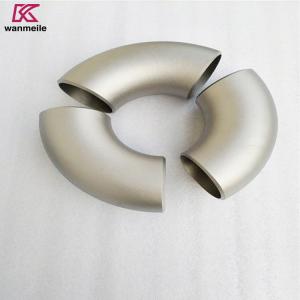 China Gr2 Titanium 90 Degree Titanium Elbow For Exhaust , Titanium Pipe Elbow Fittings factory