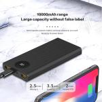 Lightweight Portable Battery Charger , Large Capacity Powerbank 10000mAh