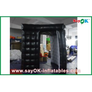 China Black Portable Digital Inflatable Photo Booth Kiosk Tent Waterproof on sale