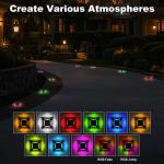 Round Shape Solar Road Stud with Flashing LED Lights 3.7v/500mah Battery 5v/70ma