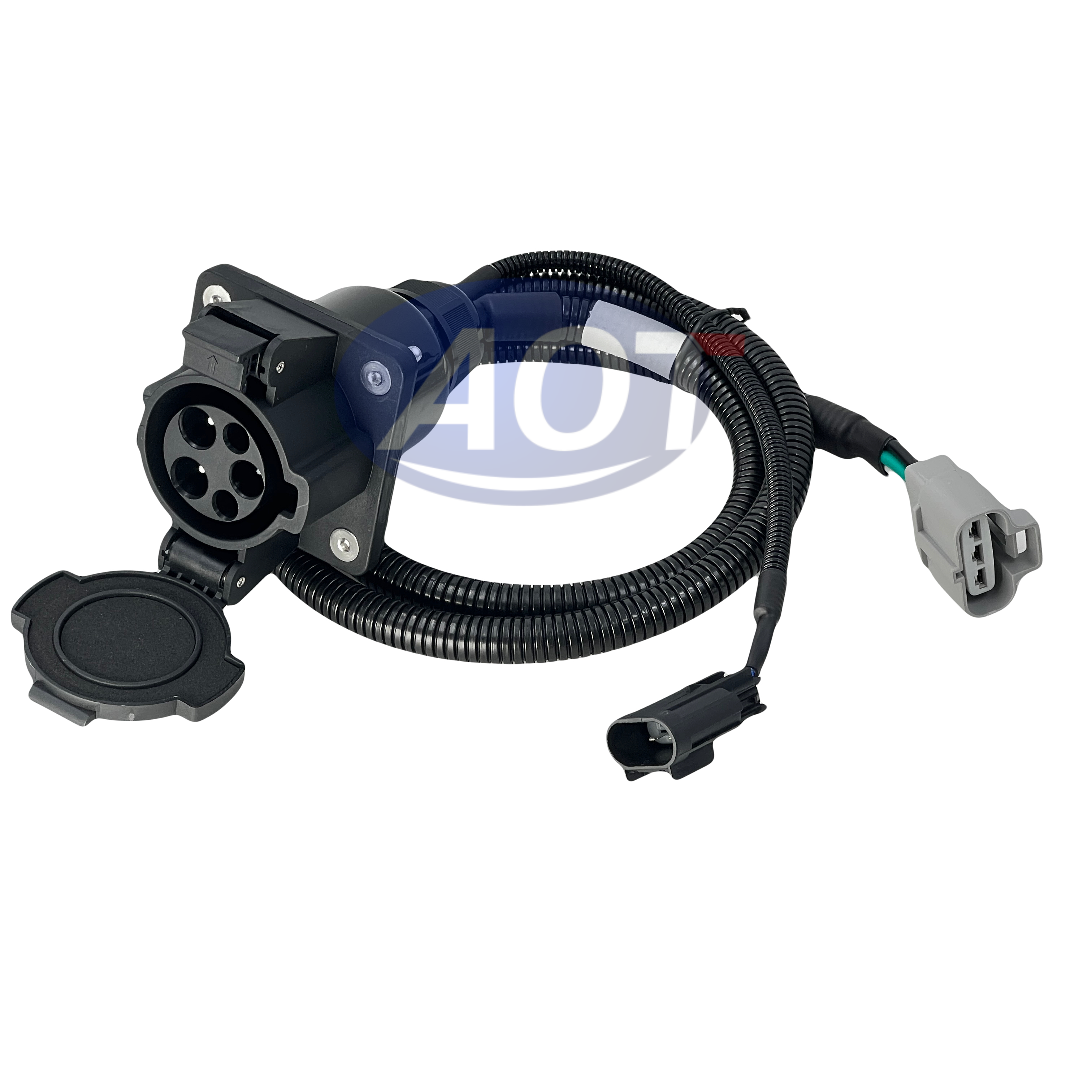 Type 1 EV Inlet Socket J1772 16A/32A EV Charging Plug To Aptiv 13510099 6189-0165 Adapter Cable