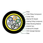 ADSS 12 Core Fiber Optic Cable 100m Span All Dielectric Self Support Aerial