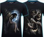 Summer Men's 3D Personality T-shirt Short Sleeve Stereo Wolf Head Pattern Big