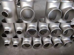 China SCH10S A403 WP316 GB/T10002.2 304 Stainless Steel Pipe Tee Fittings factory