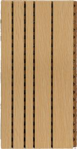 China Artistic Grooved Acoustic Panels , MDF Sound Absorbing Wall Panels Modern Design factory