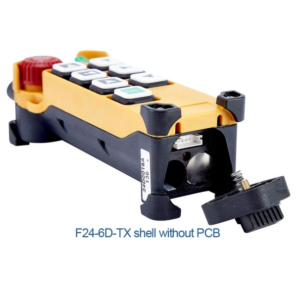telecontrol 6 double speed pushbuttons F24-6D EOT crane remote controller transmitter enclosure