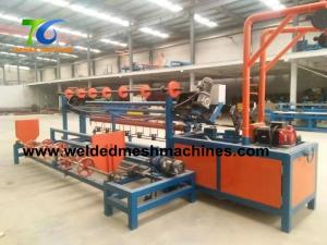 China Semi Auto 30mm 80mm Diamond Mesh Wire Making Machine 180m2/H factory