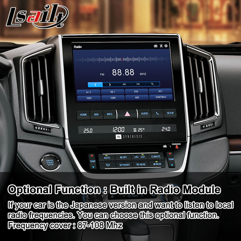 Lsailt Android Multimedia Carplay Interface for Toyota Land Cruiser 200 LC200 VX VXR VX-R 2016-2021