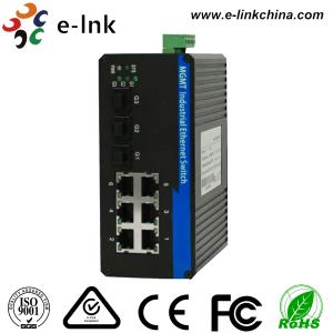 China 6 Port Managed Industrial Ethernet Media Converterr With 3 1000 Base -X SFP Ports factory