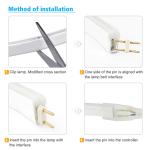 Colorful Stylish LED Flex Neon Light EU Adapter For Xmas Decoration