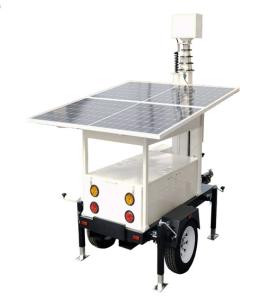 China High Strength Safety Mobile Solar Panel Trailer Energy Efficient factory
