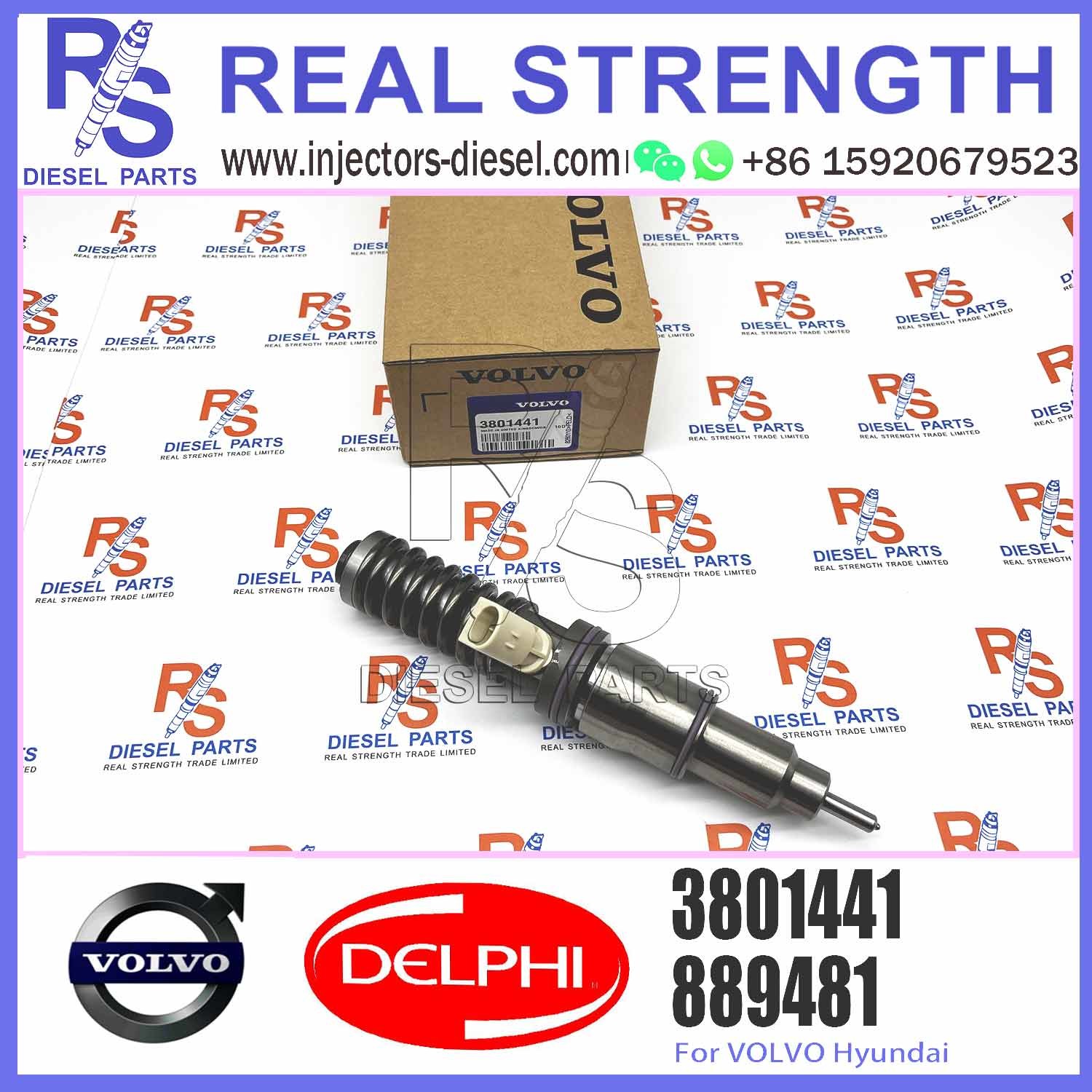 Common Rail Fuel Injector Assembly 21586298 BEBE4C17001 3801441 for V-O-L-V PENTA