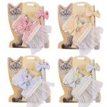 Cotton Adjustable Cat Collar Harness For Kitties Puppies Small Pets Outdoor