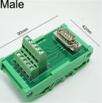 Single End D Sub 9 Pin DB9 Male Female Connectors Terminal Blocks Breakout Board