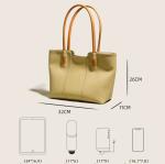 32cm Small Underarm Bag Armpit Large Leather Shopping Bag