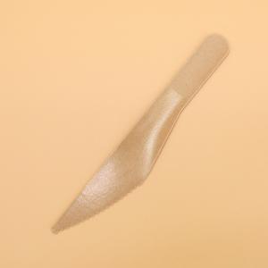 China disposable degradable paper knife tableware set western dessert fork easy to carry paper spoon factory
