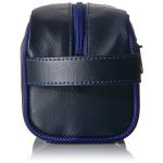 Zipper Closure Travel Leather Toiletry Bag For Men