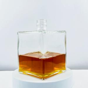 China Freely Collar Material Glass 550ml 750ml Whisky Empty Whiskey Bottle for Manufacture factory