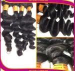 Top Quality Unprocessed 100% Brazilian Human Hair Wefts Premium Quality Bouncy