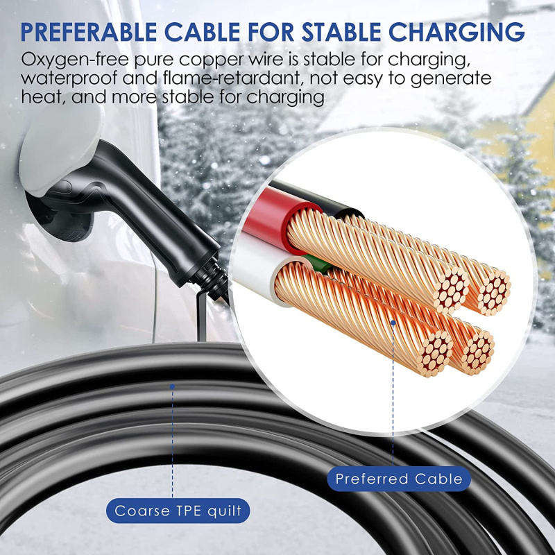 IP55 IP66 AC EV Chargers 3P Residential Electric Car Chargers Black Tempered Glass