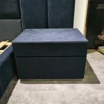 Bedroom Bedside Table With 2 Drawers Solid Wood Frame Luxury Modern Furnitures