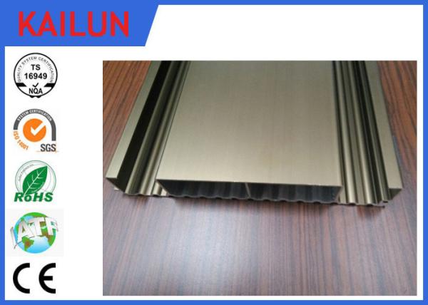 Custom 6063 6061 Interlocking Aluminum Decking Boards , Waterproof Aluminum