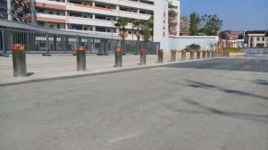 China Electro Mechanical Metal Bollard Barrier For Safeguard factory