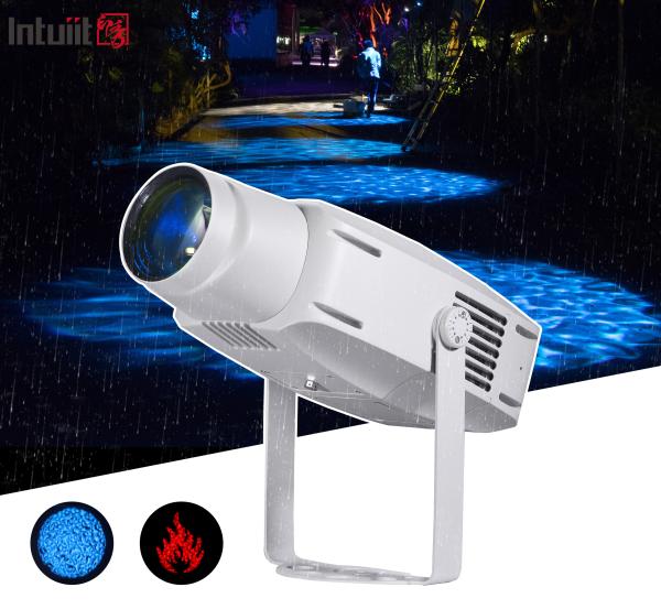 Custom 400W Outdoor IP65 RGBW LOGO LED Projection Lights Commercial Street GOBO