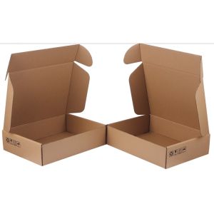 Delivery box double brown simple customized printing factory price