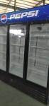 Commercial Double Glazed Glass Door Freezer Direct Cooling For Family Supermarke
