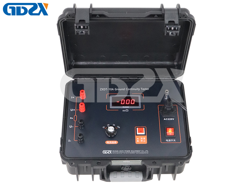 10A Grounding Down Lead Continuity Tester With Strong Anti Interference