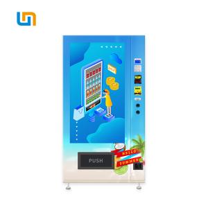 China Media Touch Screen Vending Machine , Drink Vending Machine With Cooling System factory