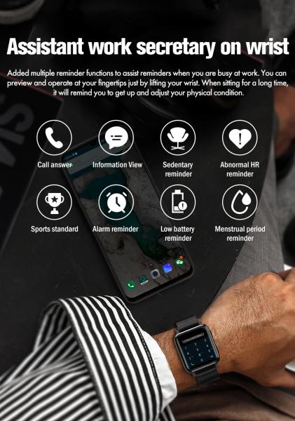 F30 Smart Watch Man 2020 Dail Call Bluetooth IP67 Waterproof Sport Smartwatch