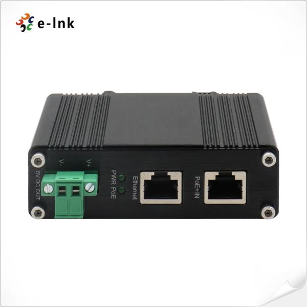 PoE Splitter 10/100/1000M Gigabit 802.3at Din Rail Industrial Power Ethernet