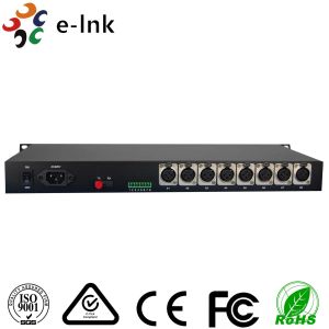 1~16 XLR broadcast audio fiber Multiplexer