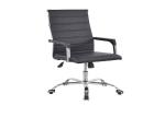 Low Back Black Executive Office Chair For Meeting Room
