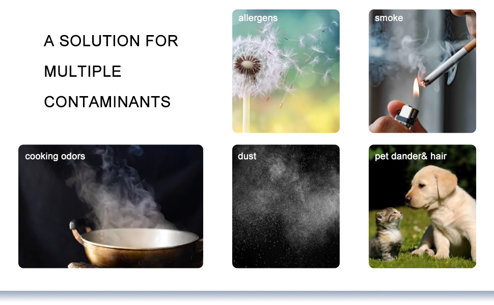 120m3/H Desktop Air Purifier Ultraviolet Light H13 Hepa Filter Air Purifier