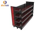 Professional Design Supermarket Gondola Shelving , Gondola Display Stands
