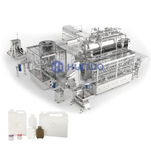China Linear Three Row Flowmeter Type Filling Machine For Pharmaceutical Reagents factory