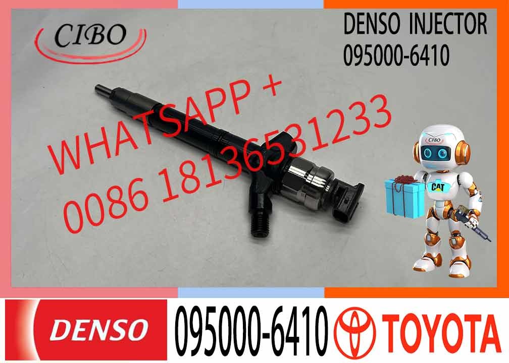 Denso Common Rail 095000-6410 Diesel Fuel Injector 095000 6410 For Toyota 23670-0R030 Hilux D4D 2KD-FTV Engine