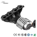 High Flow Steel Catalytic Converter Lower fuel consumption ISO9001