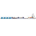 Manufacturing Plant 0.4-1.2mm Automatic Band Production Line For PP Material